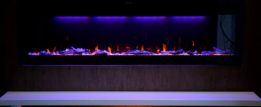 Dynamic Flame Color Fireplace Installation in Sunset, FL