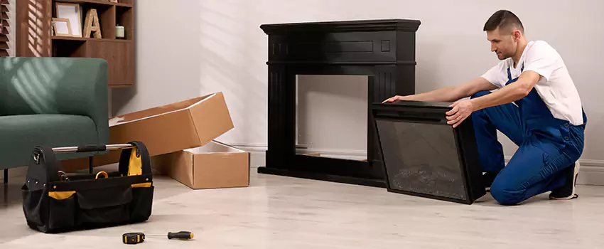 Old Rusted Metal Fireplace Repair And Replacement in Sunset, FL