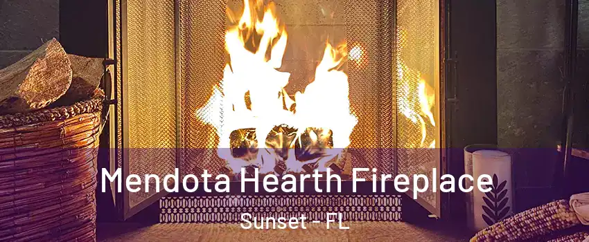  Mendota Hearth Fireplace Sunset - FL